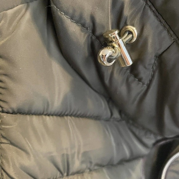 YMI Collection Olive Polyester Faux Fir Lined Women's Hooded Quilted Vest Sz Med - Picture 11 of 15